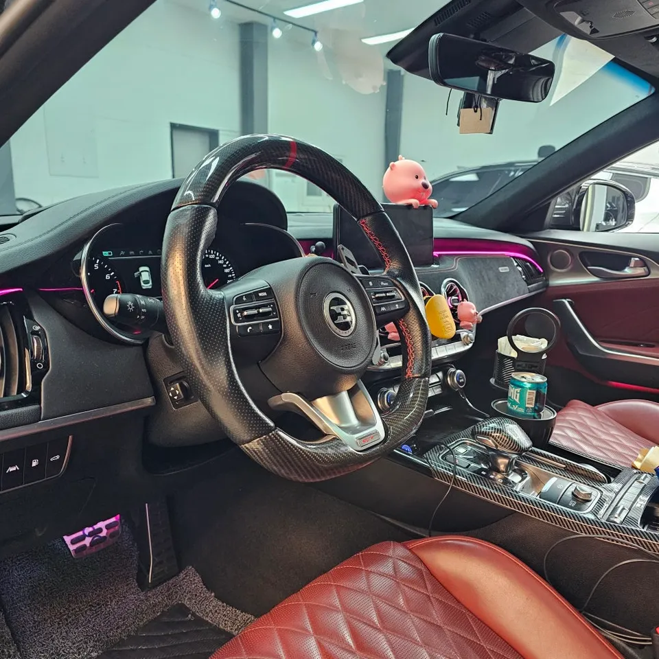 Kia Stinger Meister steering wheel - Kia Stinger Steering Wheel Customization Review photo 5