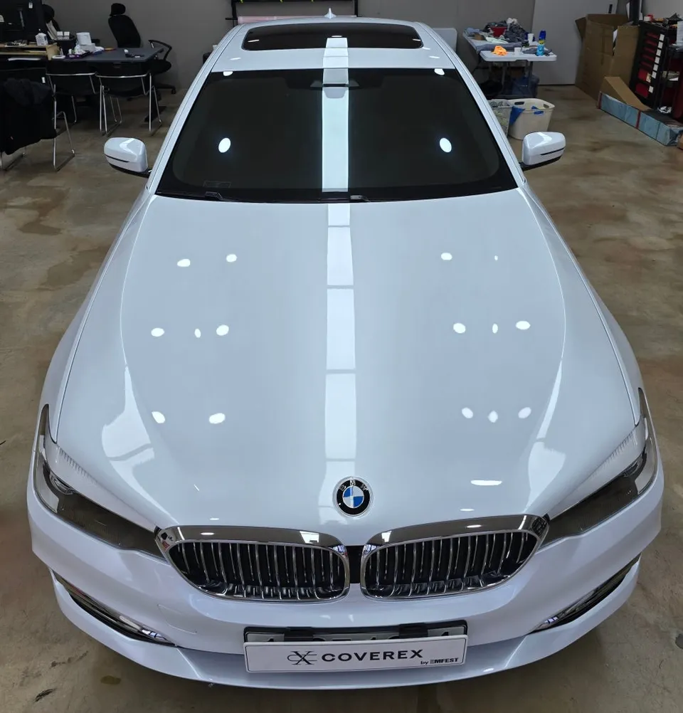BMW 5 Series G30 カーラッピング事例|HANYAフィルム 施工写真 2-1