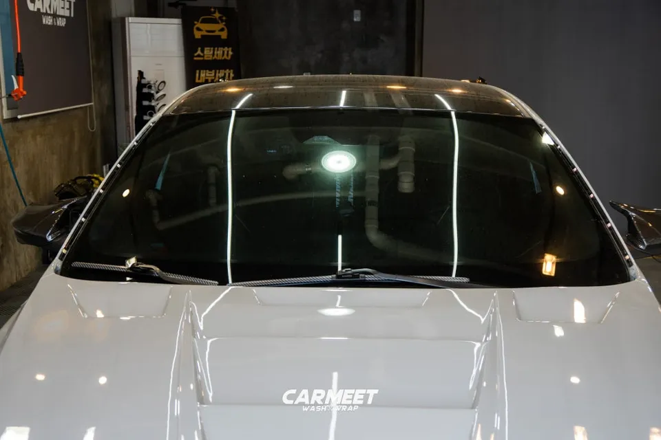 Hyundai Elantra Nのカーラッピング事例|費用目安・仕上がり 施工写真 1-1