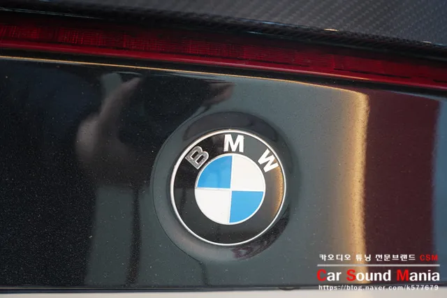 BMW M4 car audio installation result
