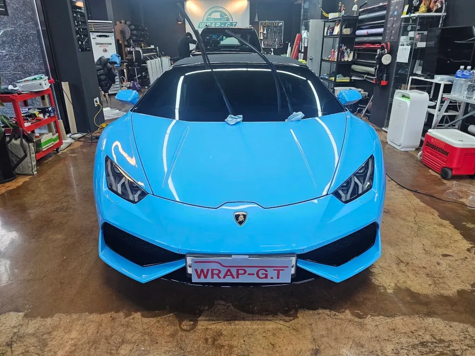 Lamborghini Huracán PPF施工事例：費用目安と仕上がり 施工写真 3-2