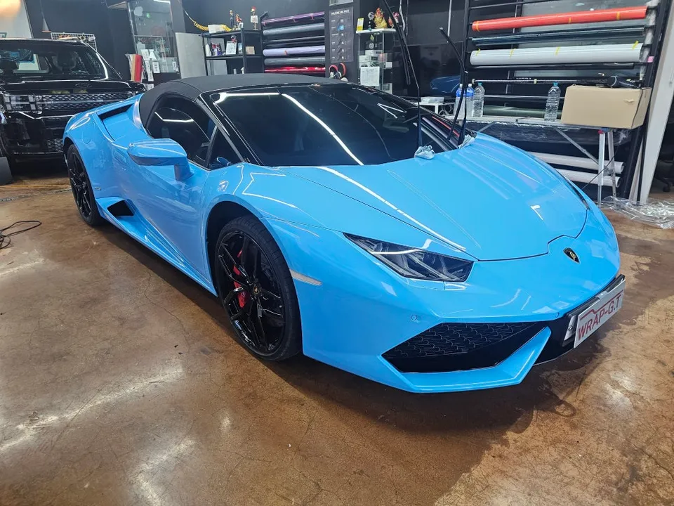 Lamborghini Huracán PPF施工事例：費用目安と仕上がり 施工写真 1-3