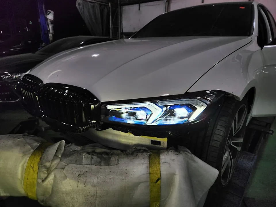 BMW 3 Series F30 body kit installation result