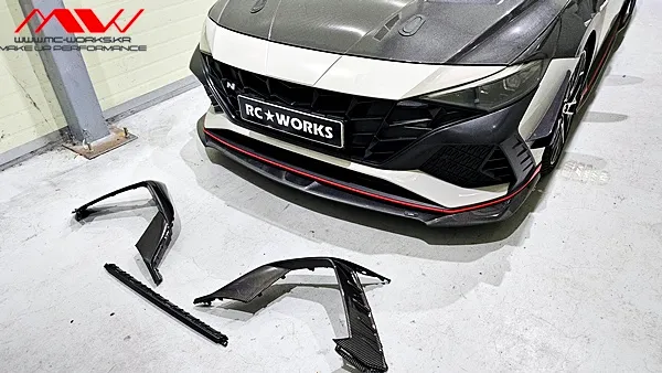 Hyundai Elantra N interior customization installation result