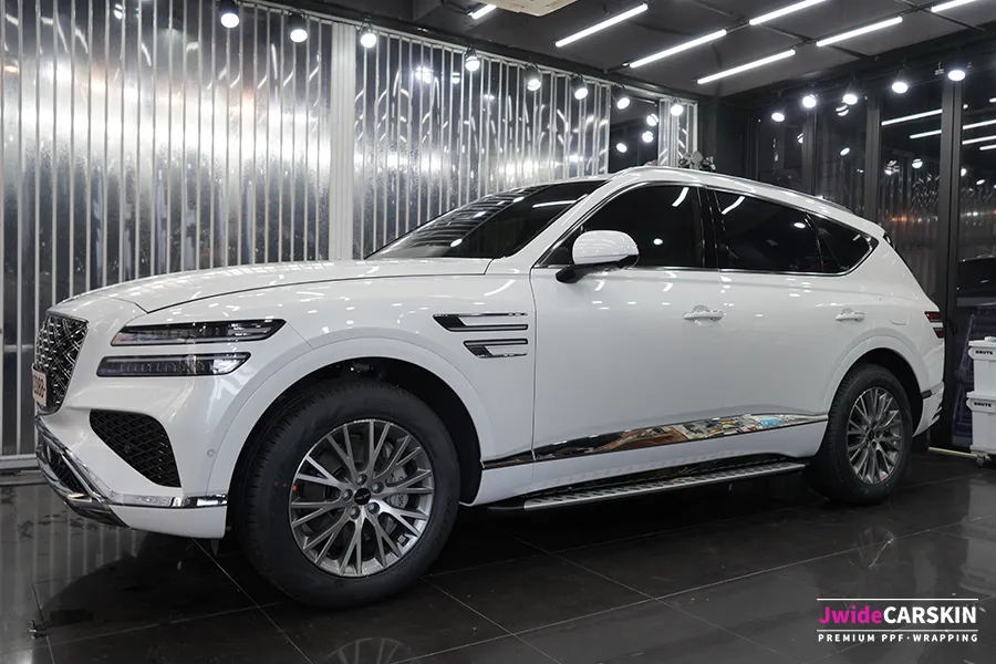 Genesis GV80 PPF施工事例｜費用目安と仕上がり 施工写真 3-2