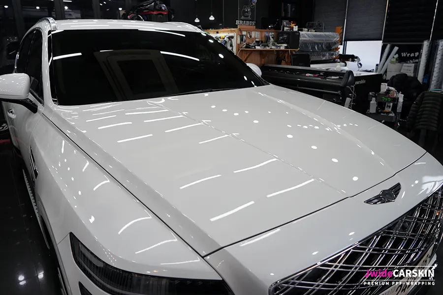 Genesis GV80 PPF施工事例｜費用目安と仕上がり 施工写真 4-2