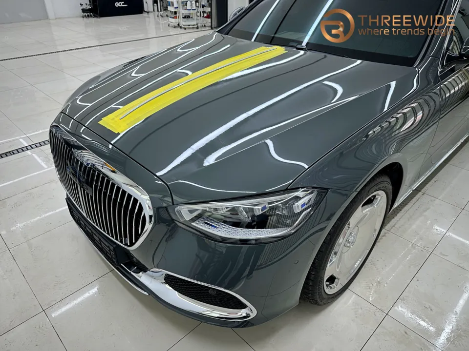 Mercedes-Benz Maybach S580のカーラッピング事例|費用目安・仕上がり 施工写真 3-2