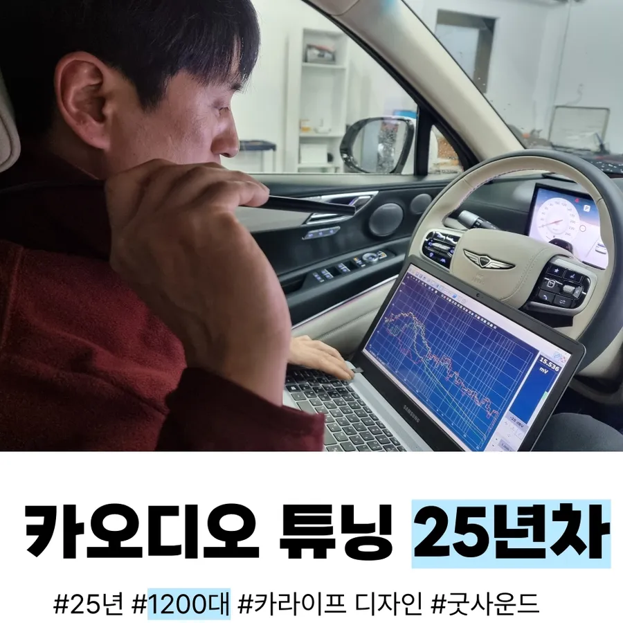SsangYong RextonのAndroid Auto・CarPlay取付事例 施工写真 1-1