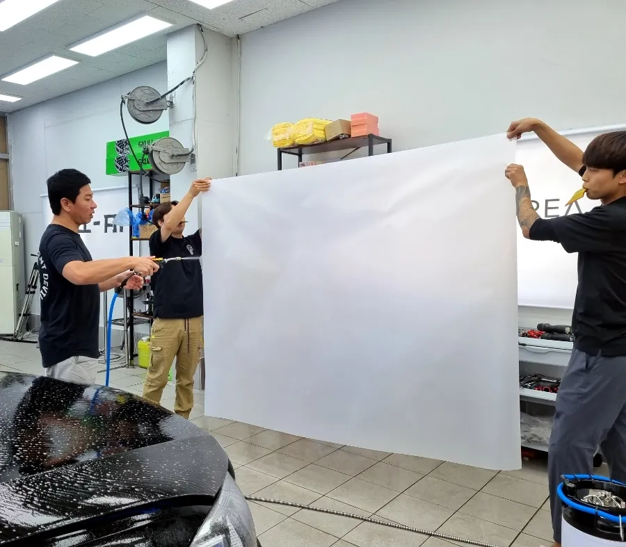 メルセデス・ベンツ Sクラス W222のPPF施工事例 施工写真 1-2