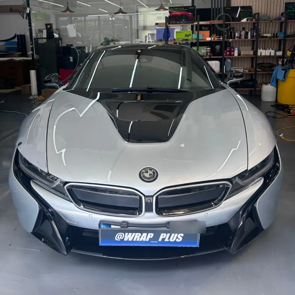 BMW i8 vinyl wrap - BMW i8 Vinyl Wrap Review: Isle of Man Green Cost & Results photo 4
