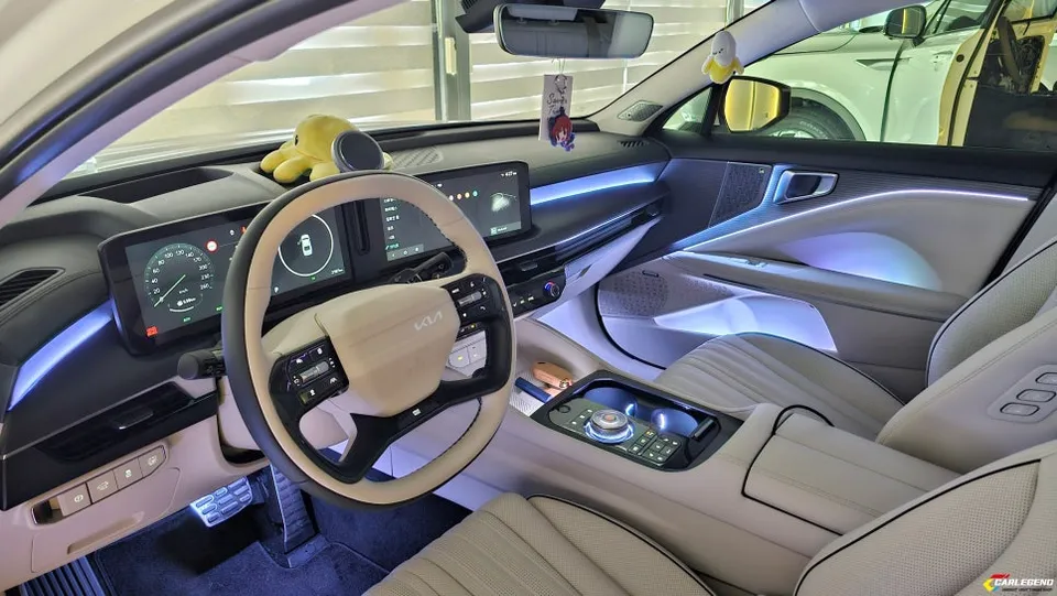 Kia K8 ambient lighting - Kia K8 Ambient Lighting Review: Non-Exposed Acrylic Install photo 6