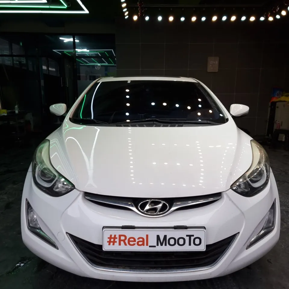 Hyundai Elantra MD paint correction installation result
