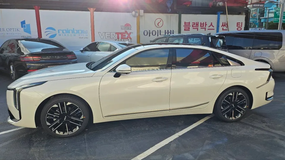 Kia K8 PPF施工事例:韓国での実例と費用目安 施工写真 2-1