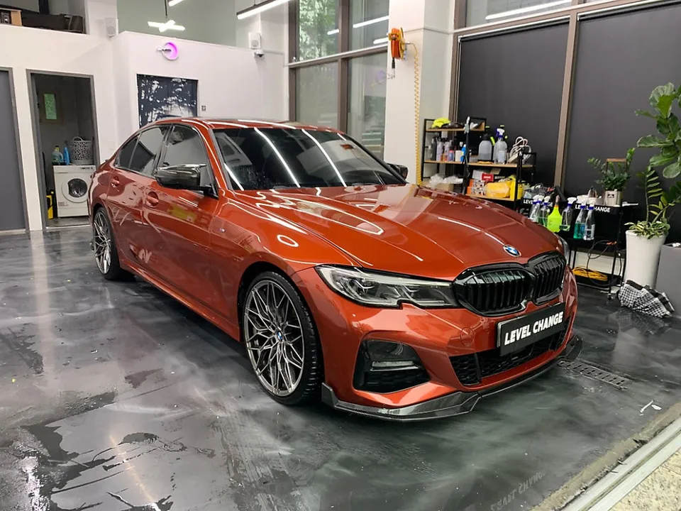 BMW 3 Seriesのガラスコーティング事例 施工写真 2