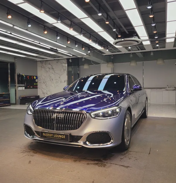 Mercedes-Benz S580 Maybachのカーラッピング事例|費用目安・仕上がり 施工写真 3-3