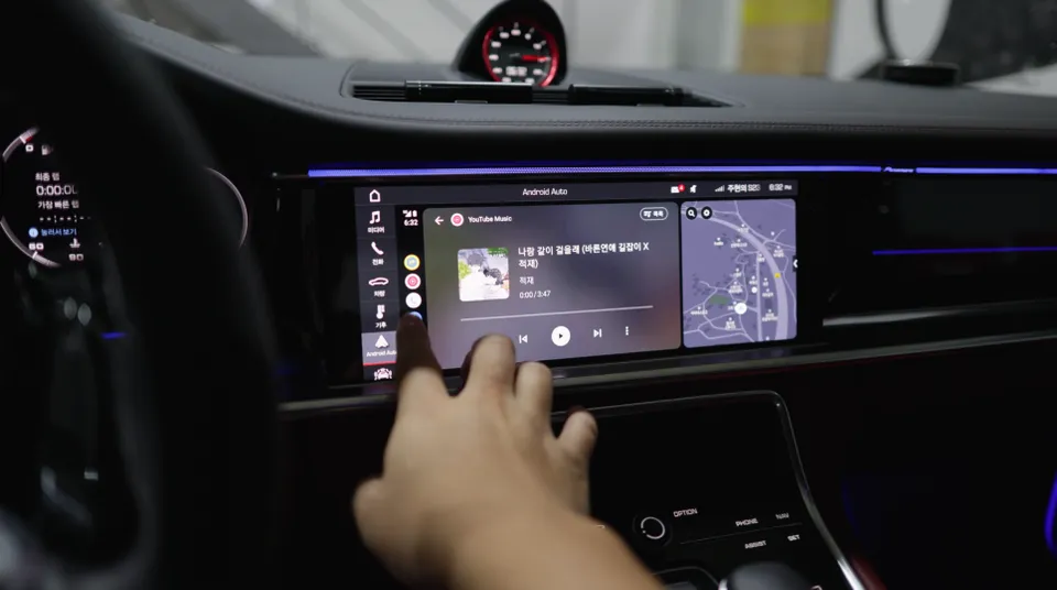 Porsche Panamera GTS android head unit - Porsche Panamera Android Auto Full Screen Coding Review photo 7