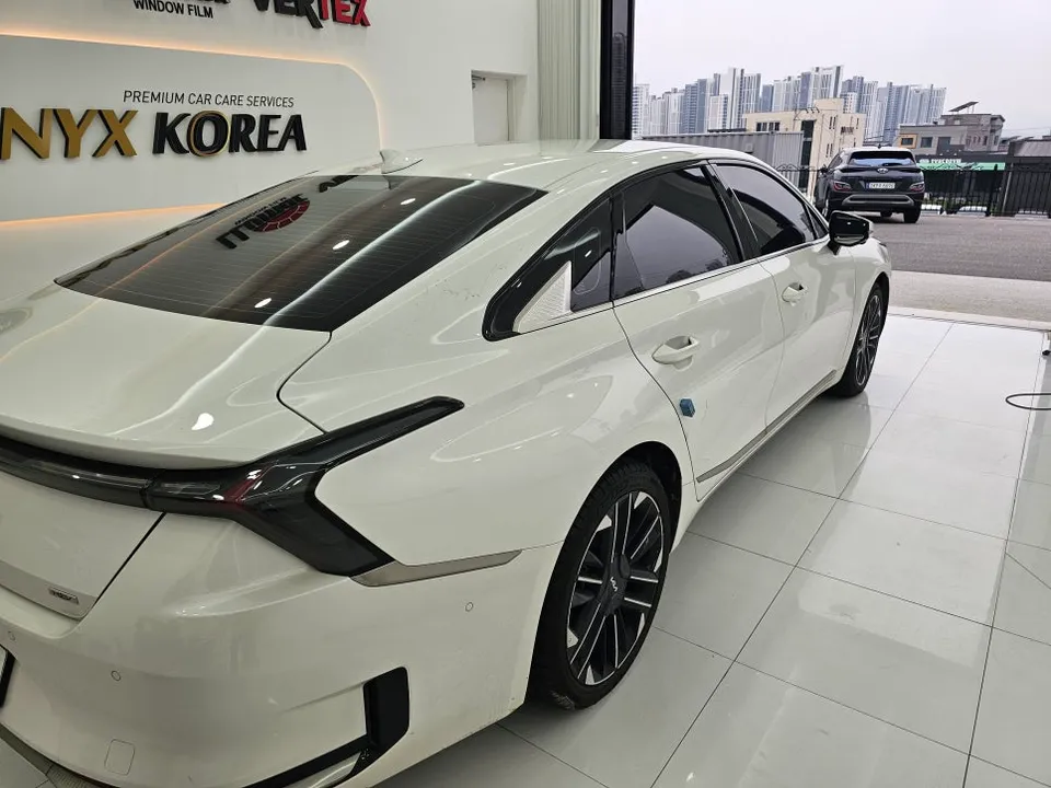 Kia K8のガラスコーティング事例|費用目安と仕上がり 施工写真 2-1