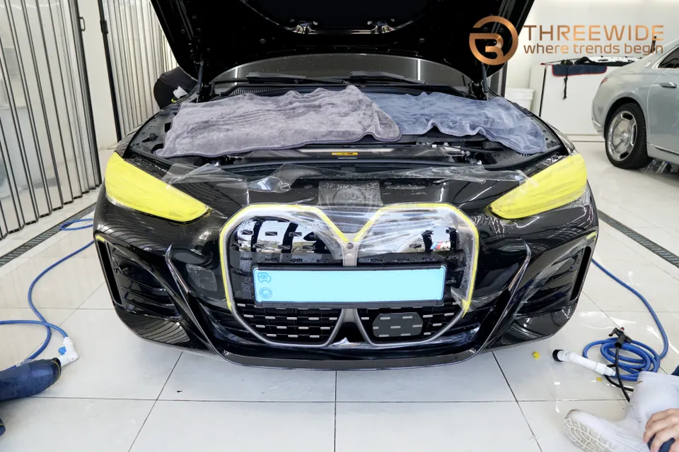 BMW i4のPPF施工事例｜費用目安・仕上がり 施工写真 1-2