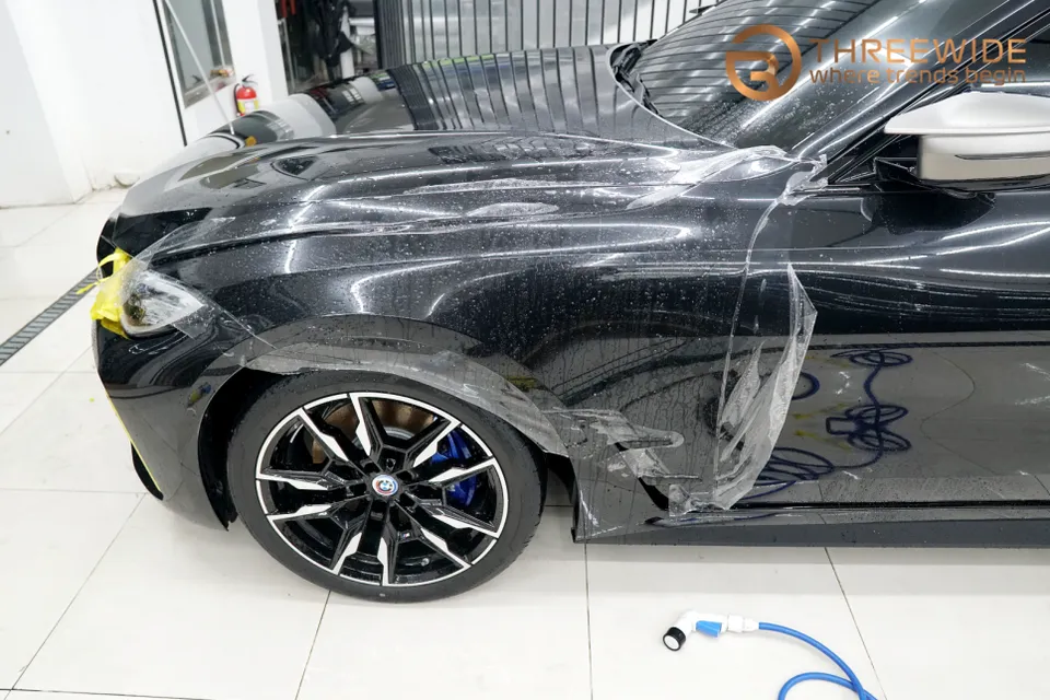 BMW i4のPPF施工事例｜費用目安・仕上がり 施工写真 1-3