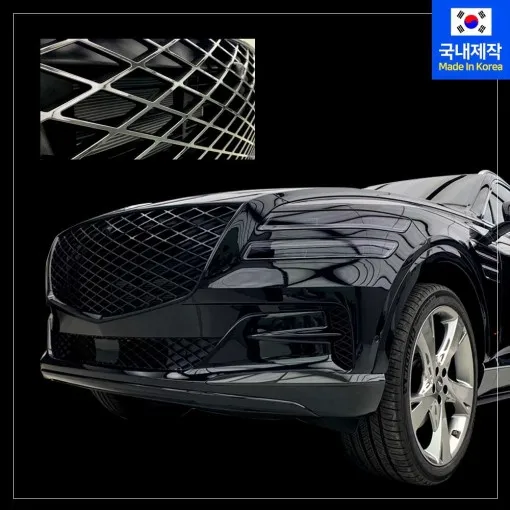 Genesis GV80 accessories - Genesis GV80 Tuning Package Review — Matte Wrap & Black Grille photo 6