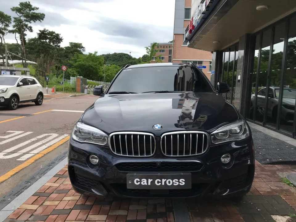 BMW X6 F16のカーラッピング事例：クロームパーツのブラックアウト 写真