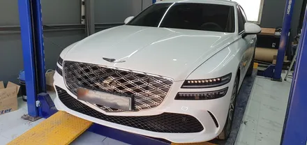 Genesis G80のガラスコーティング事例｜韓国での施工 写真
