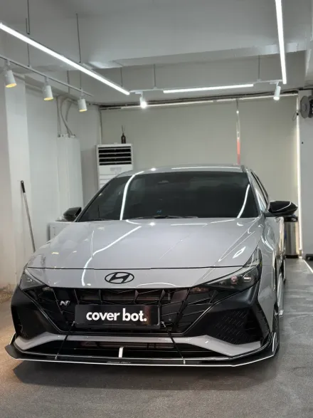 Hyundai Elantra Nのカーラッピング事例｜費用目安・仕上がり 写真