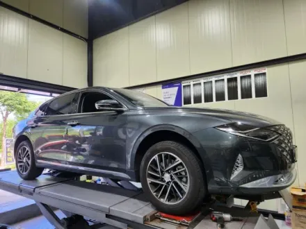 Hyundai The New Grandeurのホイールリペア・塗装事例 写真
