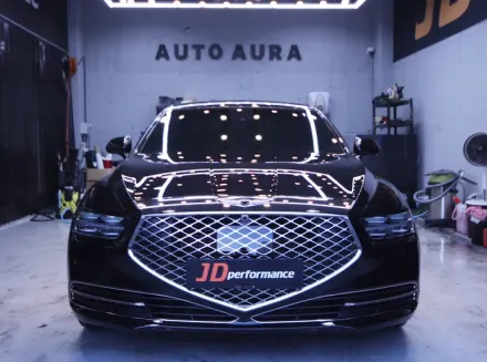 Genesis G90のガラスコーティング事例｜費用目安と仕上がり 写真