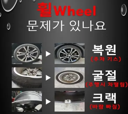 Kia All New Carnivalのホイールリペア・塗装事例 写真