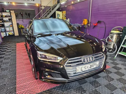 Audi A5のガラスコーティング事例｜韓国での施工例 写真