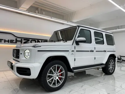 メルセデス・ベンツ G63 AMGのホワイトラッピング事例 写真