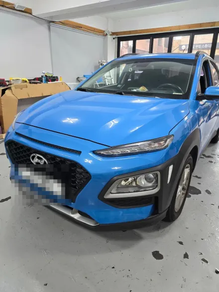 Hyundai KonaのAndroid Auto・CarPlay取付事例 写真