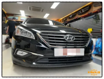 Hyundai Sonata New Riseのドライブレコーダー取付事例 写真