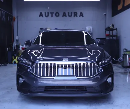Kia K7 Premierのガラスコーティング事例｜費用目安・仕上がり 写真