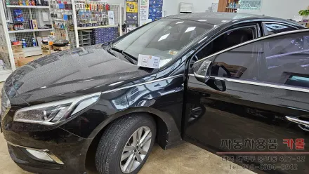 Hyundai Sonata LFのドライブレコーダー取付事例 写真