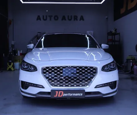 Hyundai Grandeur IGのガラスコーティング事例｜費用目安・仕上がり 写真