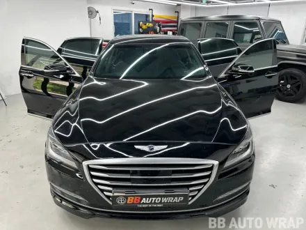 Genesis G80のカーラッピング事例 写真