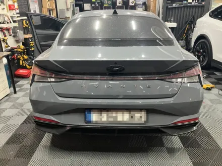 Hyundai Elantraのドラレコ取付事例｜費用目安・仕上がり 写真