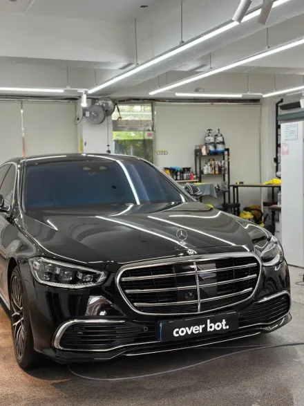 Mercedes-Benz S-Class W223のガラスコーティング事例 写真