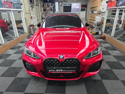 BMW 4シリーズ コンバーチブル PPF施工事例｜費用目安・仕上がり 写真