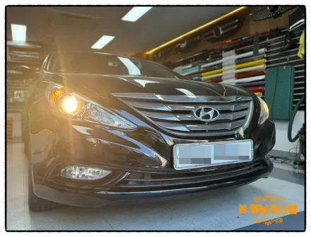 Hyundai Sonata YFのカーオーディオ施工事例 写真