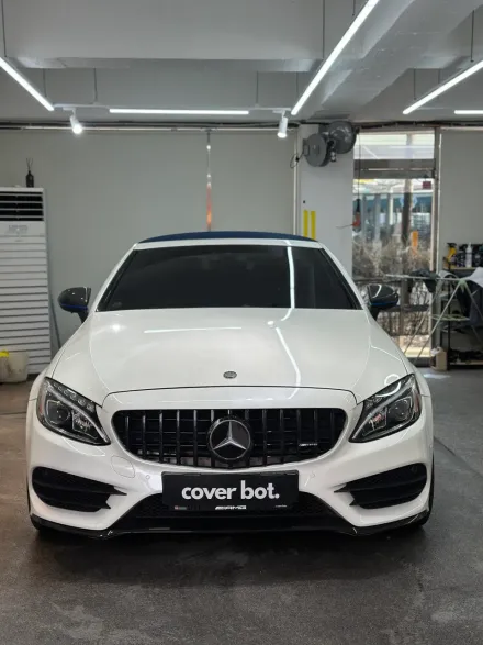 Mercedes-Benz Cクラス カブリオレのカーラッピング事例 写真