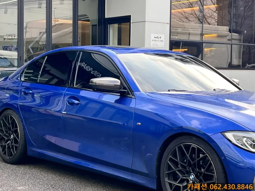 BMW 3 Series G20 カーフィルム施工事例|断熱・UVカット効果 施工写真 3-3