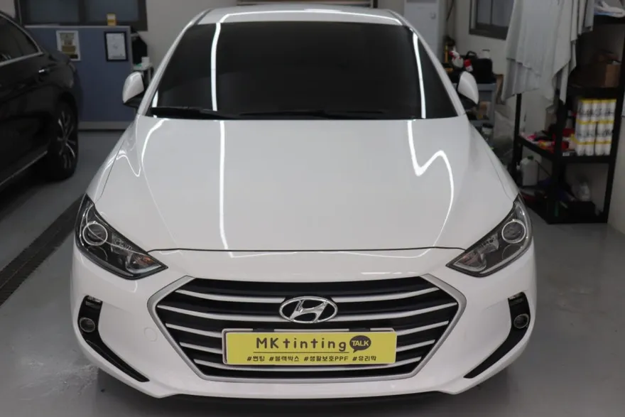 Hyundai Elantra ADのカーフィルム施工事例｜費用目安・仕上がり 施工写真 1-1