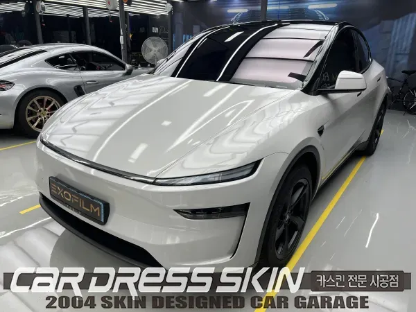 Tesla Model Y Juniperのカーラッピング事例｜費用目安・仕上がり 施工写真 3-3