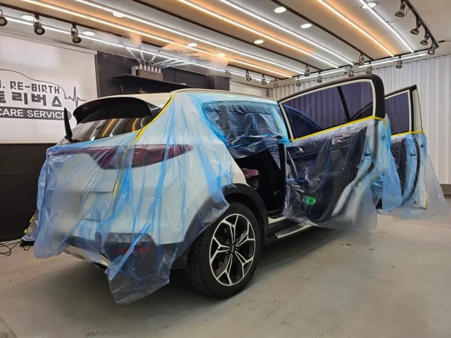 Kia Sportage QLのカーフィルム施工事例｜費用目安・仕上がり 施工写真 1-3