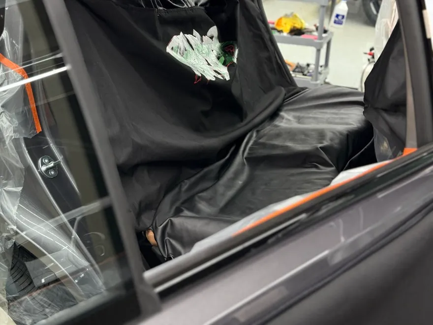 Hyundai Santa Fe MX5のカーフィルム施工事例｜クリアな視界と快適性 施工写真 1-2