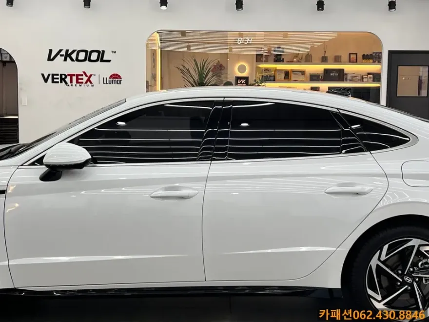 Hyundai Sonata DN8のカーフィルム施工事例｜費用目安・仕上がり 施工写真 1-2