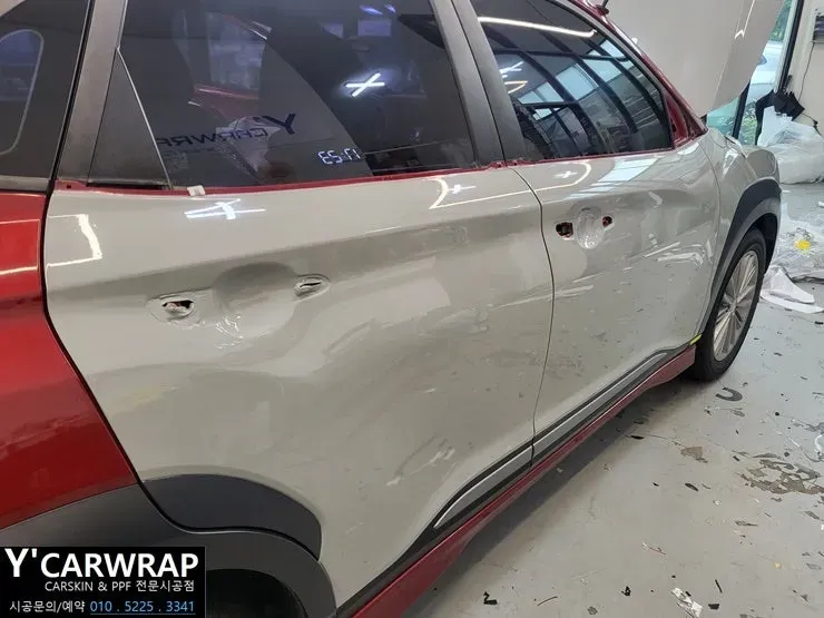 Hyundai Konaのカーラッピング事例｜費用目安・仕上がり 施工写真 2-3